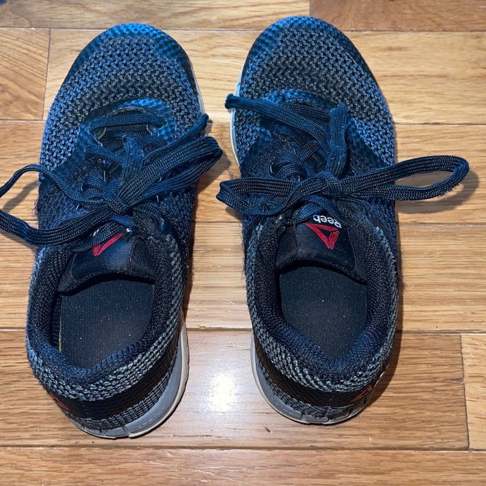 Size 12 kids Reebok shoes.